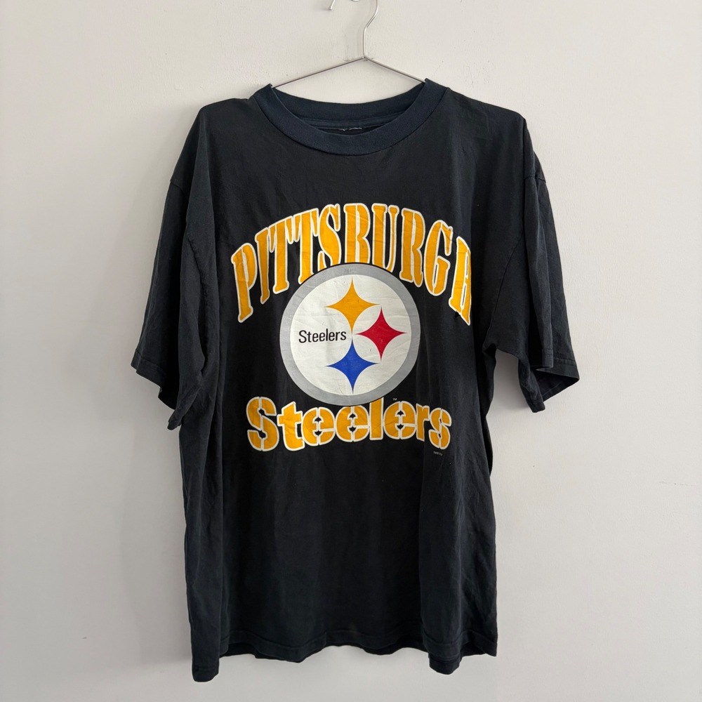 Vintage 1998 Pittsburgh Steelers Jerome Bettis 36 NFL T-Shirt Black XL